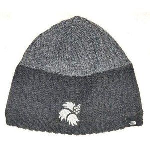 The North Face Hat Beanie Adult Unisex Winter Logo Black/Gray One Size